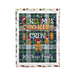 Personalized Gift Tartan Plaid Blanket Clan MacKenzie Dress Ancient With Christmas Cookie Baking Crew Christmas Gift Blanket, Plaid Blanket, Christmas Fleece Blanket, Christmas Blanket, Tartan Blanket, Scottish Blanket, Scotland Blanket, Family Name Blanket, Custom Blanket, Personalized Blanket