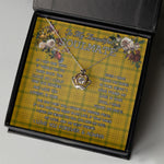 To My Beautiful Soulmate Necklace In Your Eyes I Have Found My Home Clan Houston Tartan Crown Pendant Necklace