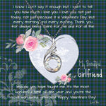 Rising Phoenix Necklace - Valentine Necklace Clan Cockburn Modern Tartan Gift for Girlfriend, Gift for My Wife Rising Phoenix Necklace