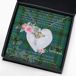 Gift For My Beautiful Girlfriend Necklace Valentine Necklace Clan Henderson Tartan Cross Dancing Necklace Scottish Tartan Jewelry