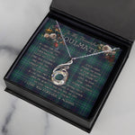 To My Beautiful Soulmate Necklace In Your Eyes I Have Found My Home Clan Hardy Tartan Rising Phoenix Necklace
