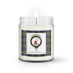 Soy Wax Candle - Buffalo Plaid Candle Clan Crest Badge Colquhoun Modern Tartan Plaid Soy Wax Candle, oil candle, candle handmade, wax candle, soy wax, nature wax, natural soy wax, natural soy candles, natural candle