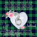 Rising Phoenix Necklace - Valentine Necklace Clan Abercrombie Tartan Gift for Girlfriend, Gift for My Wife Rising Phoenix Necklace