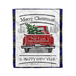Tartan Blanket Vintage Red Truck with Christmas Tree Family Scottish Clan Muir plaid blanket, red plaid blanket, buffalo plaid blanket, green plaid blanket, plaid fleece blanket, blue plaid blanket, red tartan blanket, tartan plaid blanket, black and white plaid blanket, , christmas plaid blanket, orange plaid blanket, tartan plaid throw blanket, pink plaid blanket, brown plaid blanket, buffalo check blanket