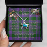 Sea Turtle Necklace To My Beautiful Soulmate Necklace In Your Eyes I Have Found My Home Clan Elphinstone Tartan Blue Turtle Necklace, Valentine Necklace Gift for Girlfriend Clan Mitchell Ancient Tartan Sunflower Pendant Necklace, Scottish Tartan Jewelry, valentine necklace, necklace girlfriend, necklace for wife, cute necklaces for girlfriend, jewelry for girlfriend, to my soulmate necklace, to my future wife necklace