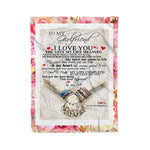 Scotstee Shop - Personalized Gift Wife Love Quote For Girlfriend Best Gift For Wife Fleece Blanket