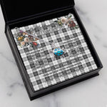 Sea Turtle Necklace To My Beautiful Soulmate Necklace In Your Eyes I Have Found My Home Clan Erskine Black and White Tartan Blue Turtle Necklace