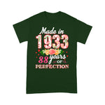 Womens Made In 1933 Design 88 Years Old 88th Birthday Gift Birthday Shirt - Scotstee Shop