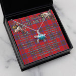 Sea Turtle Necklace To My Beautiful Soulmate Necklace In Your Eyes I Have Found My Home Clan Leslie Modern Tartan Blue Turtle Necklace