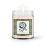 Soy Wax Candle - Buffalo Plaid Candle Clan Badge Cunningham Dress Green Dancers Tartan Plaid Soy Wax Candle, oil candle, candle handmade, wax candle, soy wax, nature wax, natural soy wax, natural soy candles, natural candle
