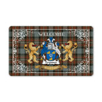 Doormat - Tartan Door Mat The Family Ferguson Weathered Welcome Mat, Plaid Doormat Scottish