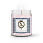 Soy Wax Candle - Buffalo Plaid Candle Clan Crest Badge Boswell Tartan Plaid Soy Wax Candle, oil candle, candle handmade, wax candle, soy wax, nature wax, natural soy wax, natural soy candles, natural candle