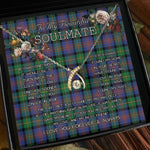 To My Beautiful Soulmate Necklace In Your Eyes I Have Found My Home Clan Logan Ancient Tartan Wishbone Dancing Necklace