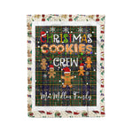 Personalized Gift Tartan Plaid Blanket Clan MacMillan Hunting Modern With Christmas Cookie Baking Crew Christmas Gift Blanket, Plaid Blanket, Christmas Fleece Blanket, Christmas Blanket, Tartan Blanket, Scottish Blanket, Scotland Blanket, Family Name Blanket, Custom Blanket, Personalized Blanket