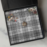 To My Beautiful Soulmate Necklace In Your Eyes I Have Found My Home Clan Glen Grey Tartan Crown Pendant Necklace
