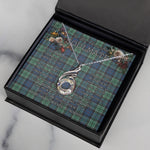 To My Beautiful Soulmate Necklace In Your Eyes I Have Found My Home Clan Leslie Hunting Tartan Rising Phoenix Necklace