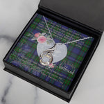 Rising Phoenix Necklace - Valentine Necklace Clan Robertson Hunting Modern Tartan Gift for Girlfriend, Gift for My Wife Rising Phoenix Necklace