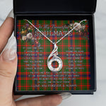 To My Beautiful Soulmate Necklace In Your Eyes I Have Found My Home Clan Nithsdale Tartan Rising Phoenix Necklace, valentine necklace, necklace girlfriend, necklace for wife, cute necklaces for girlfriend, jewelry for girlfriend, to my soulmate necklace, to my future wife necklace, heart necklace for girlfriend, tartan heart necklace, necklace jewelry, valentines day necklace, valentines necklace for her, valentines day necklace for her, valentine's day necklace for girlfriend,