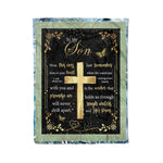Scotstee Shop - Personalized gift letter to My Son fleece blanket