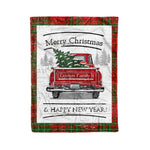 Tartan Blanket Vintage Red Truck with Christmas Tree Family Scottish Clan Comyn Red plaid blanket, red plaid blanket, buffalo plaid blanket, green plaid blanket, plaid fleece blanket, blue plaid blanket, red tartan blanket, tartan plaid blanket, black and white plaid blanket, , christmas plaid blanket, orange plaid blanket, tartan plaid throw blanket, pink plaid blanket, brown plaid blanket, buffalo check blanket