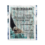 Scotstee Shop - Personalized Gift Letter To My Husband Letter Lovely Gift For Husband Fleece Blanket