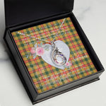 Rising Phoenix Necklace - Valentine Necklace Clan Baxter Tartan Gift for Girlfriend, Gift for My Wife Rising Phoenix Necklace