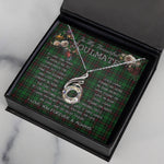 To My Beautiful Soulmate Necklace In Your Eyes I Have Found My Home Clan Beveridge Tartan Rising Phoenix Necklace