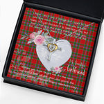 Gift For My Beautiful Girlfriend Necklace Valentine Necklace Clan Drummond Of Perth Tartan Cross Dancing Necklace Scottish Tartan Jewelry
