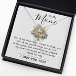 Cross Dancing Necklace - To My Mom - I Love You Mom, Mother's Day Necklace