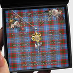 To My Beautiful Soulmate Sunflower Necklace In Your Eyes I Have Found My Home Clan Skirving Tartan Jewelry For Girlfriend
