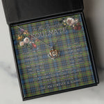 To My Beautiful Soulmate Necklace In Your Eyes I Have Found My Home Clan MacLellan Tartan Crown Pendant Necklace