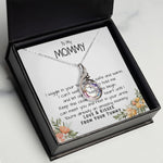 Mommy Necklace, To My Mommy Necklace, Gift For Mom To Be Necklace, Gift For First Time Mom, Expecting Mother Necklace, New Mom Necklace Gift, Mother's Day Phoenix Rising Necklace