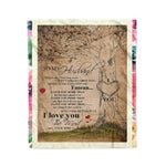Scotstee Shop - Personalized Gift Letter To Husband I Love You The Most And Forever Fleece Blanket