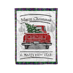 Tartan Blanket Vintage Red Truck with Christmas Tree Family Scottish Clan Inglis Modern plaid blanket, red plaid blanket, buffalo plaid blanket, green plaid blanket, plaid fleece blanket, blue plaid blanket, red tartan blanket, tartan plaid blanket, black and white plaid blanket, , christmas plaid blanket, orange plaid blanket, tartan plaid throw blanket, pink plaid blanket, brown plaid blanket, buffalo check blanket