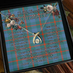 To My Beautiful Soulmate Necklace In Your Eyes I Have Found My Home Clan Agnew Ancient Tartan Wishbone Dancing Necklace