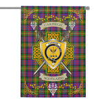 House Flag - Carnegie Irish Shield Celtic Cross Tartan Garden Flag St Patrick's Day Garden Flag