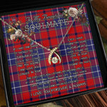 To My Beautiful Soulmate Necklace In Your Eyes I Have Found My Home Clan Wishart Tartan Wishbone Dancing Necklace