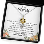 Mommy Necklace, To My Mommy Necklace, Gift For Mom To Be Necklace, Gift For First Time Mom, Expecting Mother Necklace, New Mom Necklace Gift Sunflower Pendant Necklace