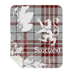 Sherpa Blanket - Tartan Blanket Thistle and Lion Scottish Clan Clayton Plaid Blanket, plaid sherpa blanket queen,purple sherpa blanket,queen sherpa blanket,queen size sherpa blanket,red sherpa blanket,scottish tartan blankets,sherpa blanket,sherpa christmas blanket