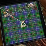 To My Beautiful Soulmate Necklace In Your Eyes I Have Found My Home Clan Turnbull Hunting Tartan Wishbone Dancing Necklace