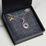 To My Beautiful Soulmate Necklace In Your Eyes I Have Found My Home Clan Agnew Tartan Rising Phoenix Necklace