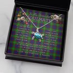Sea Turtle Necklace To My Beautiful Soulmate Necklace In Your Eyes I Have Found My Home Clan Durie Tartan Blue Turtle Necklace