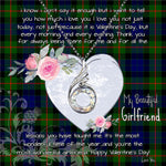 Rising Phoenix Necklace - Valentine Necklace Clan Gunn Tartan Gift for Girlfriend, Gift for My Wife Rising Phoenix Necklace