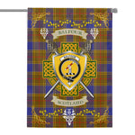 House Flag - Balfour Modern Irish Shield Celtic Cross Tartan Garden Flag St Patrick's Day Garden Flag