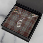 To My Beautiful Soulmate Necklace In Your Eyes I Have Found My Home Clan Cunningham Burgundy Tartan Rising Phoenix Necklace