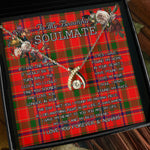 To My Beautiful Soulmate Necklace In Your Eyes I Have Found My Home Clan Monypenny Tartan Wishbone Dancing Necklace