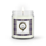 Soy Wax Candle - Buffalo Plaid Candle Clan Crest Badge Cunningham Dress Blue Dancers Tartan Plaid Soy Wax Candle, oil candle, candle handmade, wax candle, soy wax, nature wax, natural soy wax, natural soy candles, natural candle