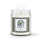 Soy Wax Candle - Buffalo Plaid Candle Clan Badge Bisset Pattern Tartan Plaid Soy Wax Candle, oil candle, candle handmade, wax candle, soy wax, nature wax, natural soy wax, natural soy candles, natural candle