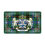 Doormat - Welcome Mat Scottish Davidson Ancient Clan Badge Tartan Door Mat, Plaid Doormat