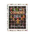 Personalized Gift Tartan Plaid Blanket Clan Lindsay Hunting With Christmas Cookie Baking Crew Christmas Gift Blanket, Plaid Blanket, Christmas Fleece Blanket, Christmas Blanket, Tartan Blanket, Scottish Blanket, Scotland Blanket, Family Name Blanket, Custom Blanket, Personalized Blanket